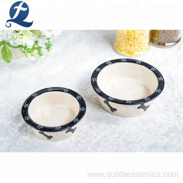 Custom Mini Round Decoration Pet Dog Bowl Feeder